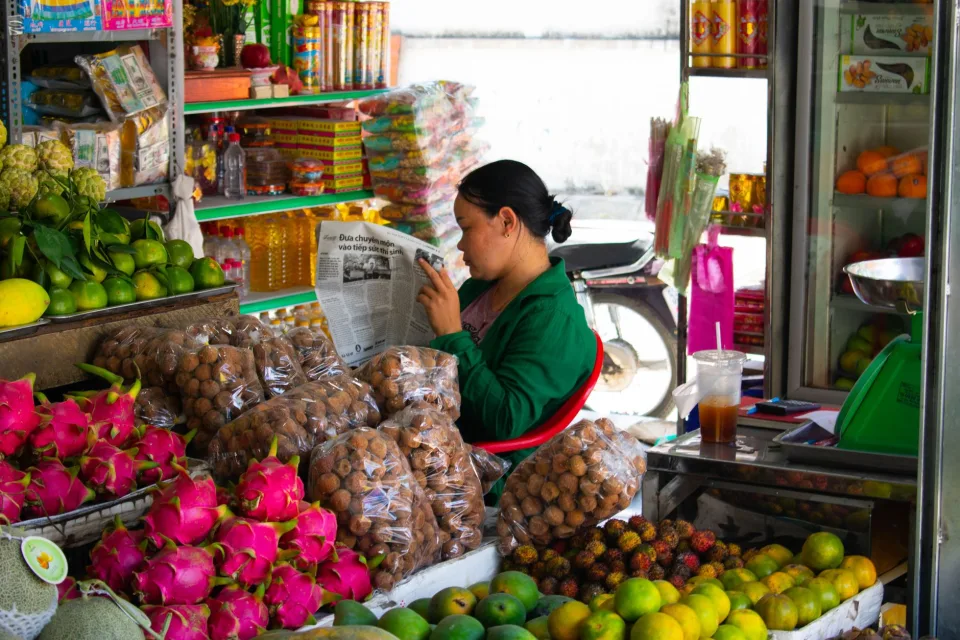 Khu bán hàng tại Nguyễn Thị Ban